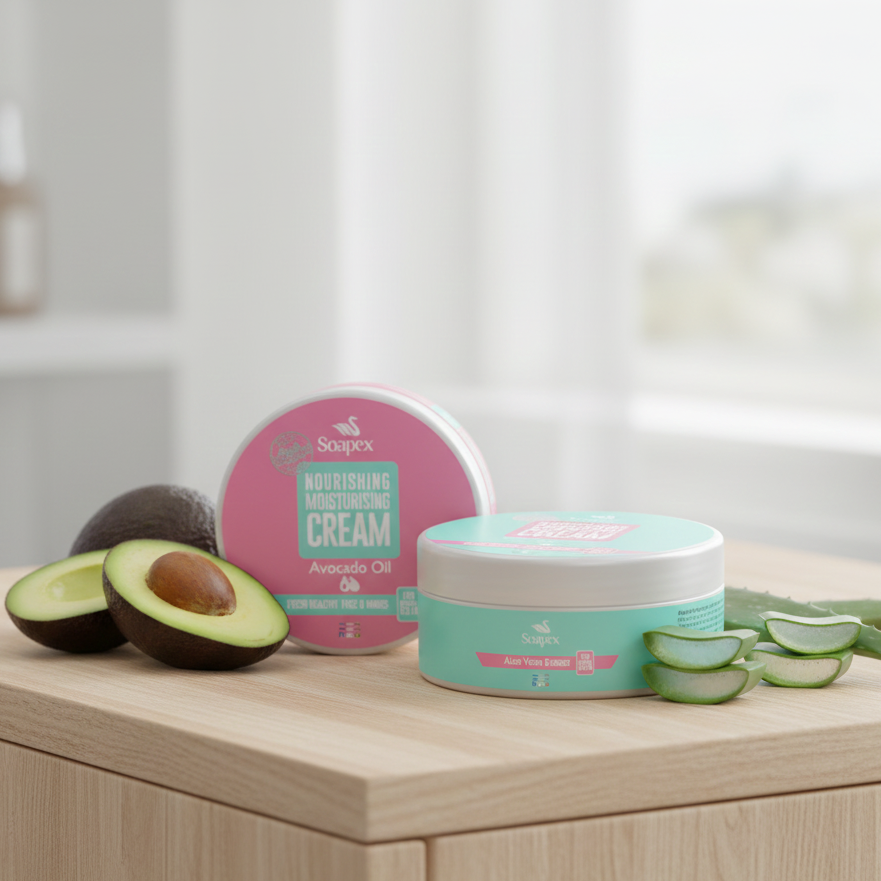 Soapex Nourishing Moisturising Cream Providing Gentle Hydration With Softening Care And Reliable | 220ML - Aloe Vera